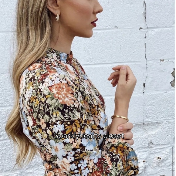 New Zara Printed Dress in Multicolored - Picture 9 of 10